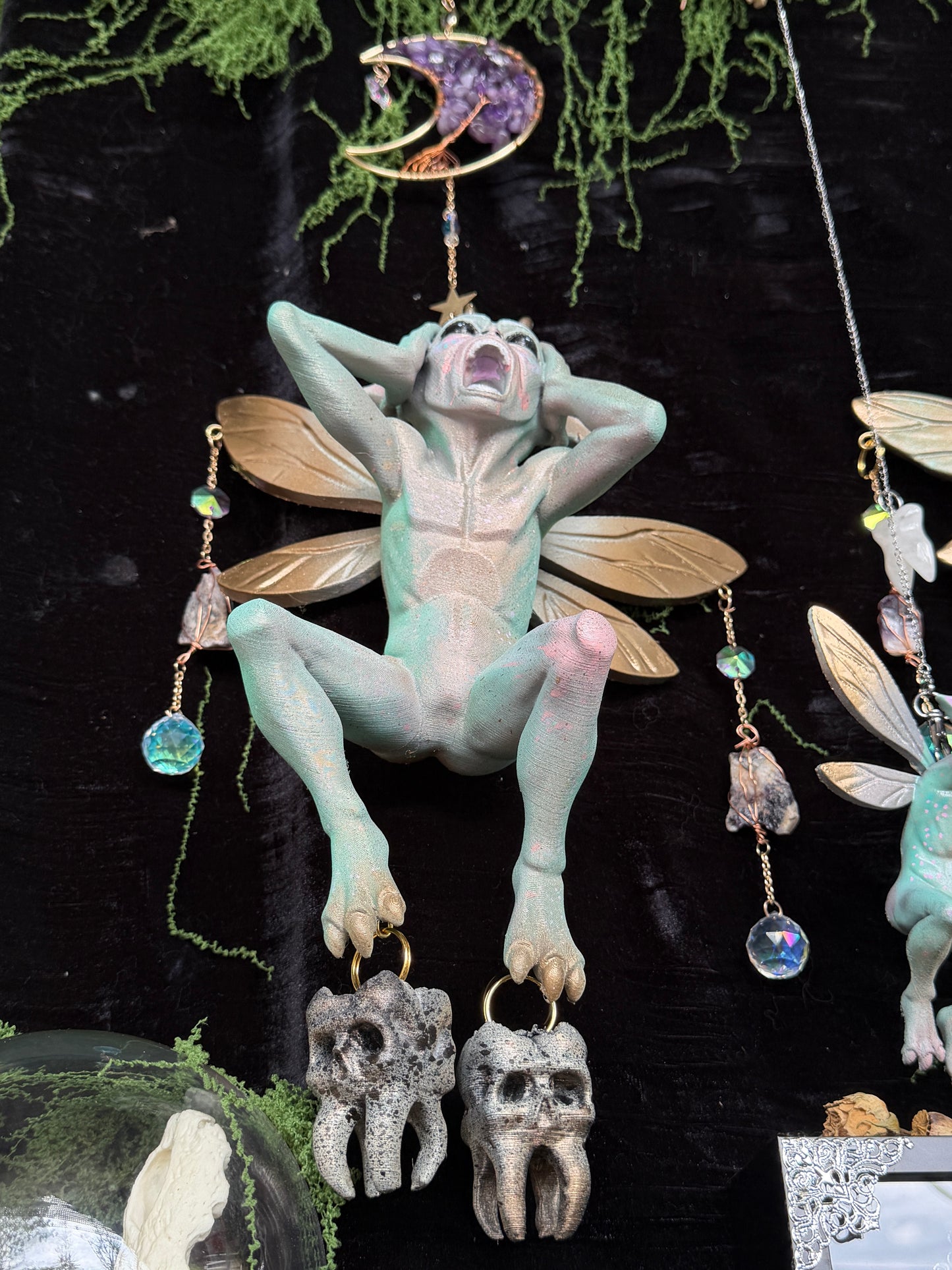 WISP - Amethyst Moon Tooth Fairy Creature