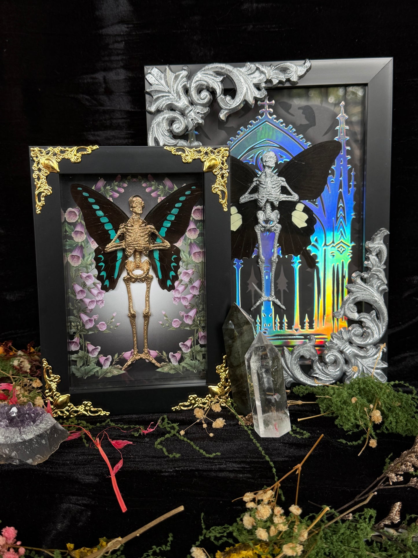 GRETA GOLD FAIRY - Mother of Hades Dead Fairy Frame