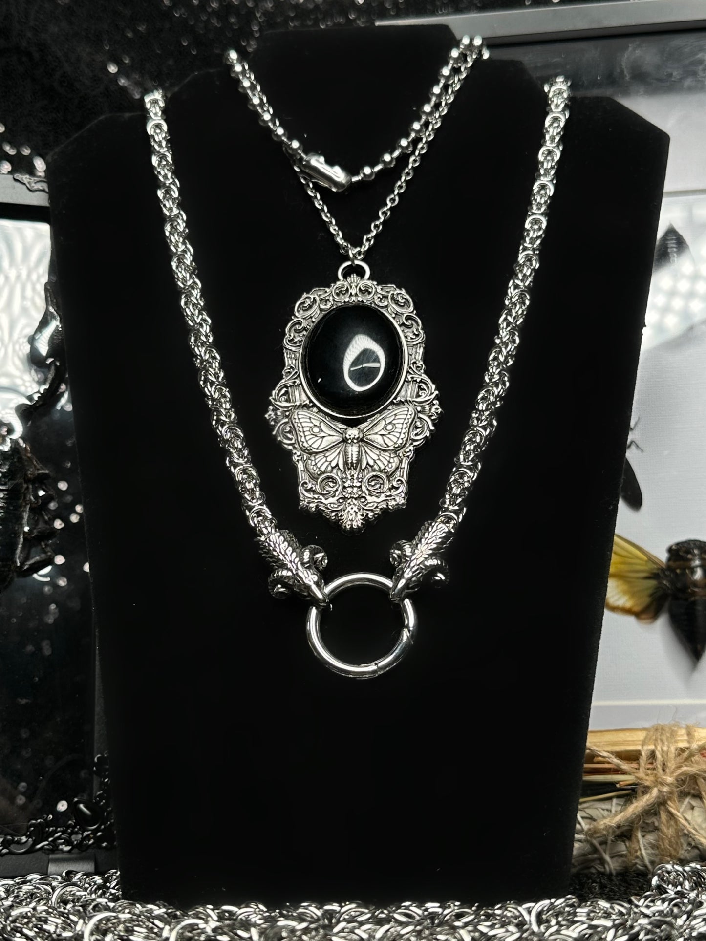 SACRIFICIAL RAM Mother of Hades Chainmail Necklace