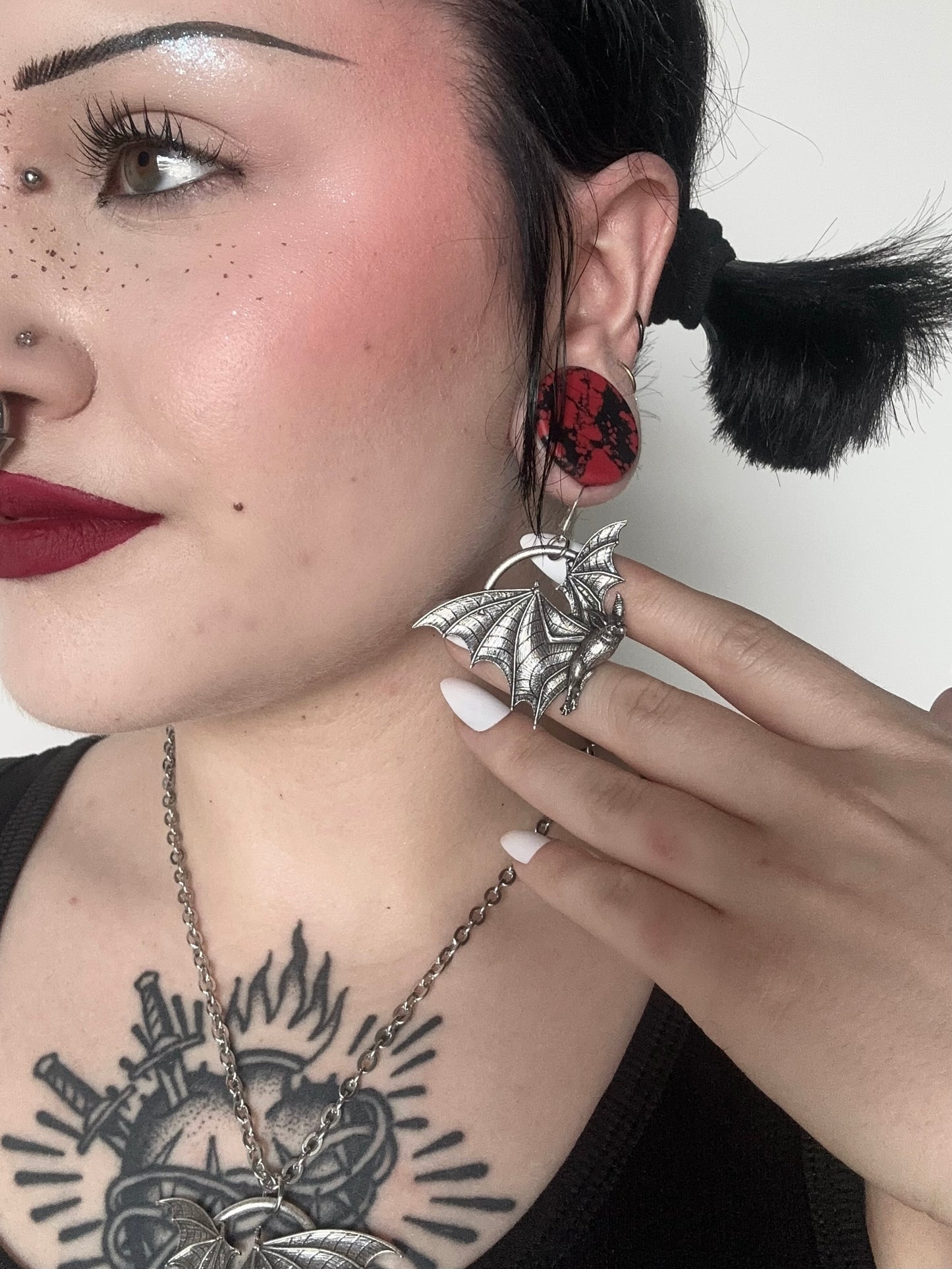 SCREECHERS OF THE NIGHT - Mother of Hades NIGHT GARDEN Earrings