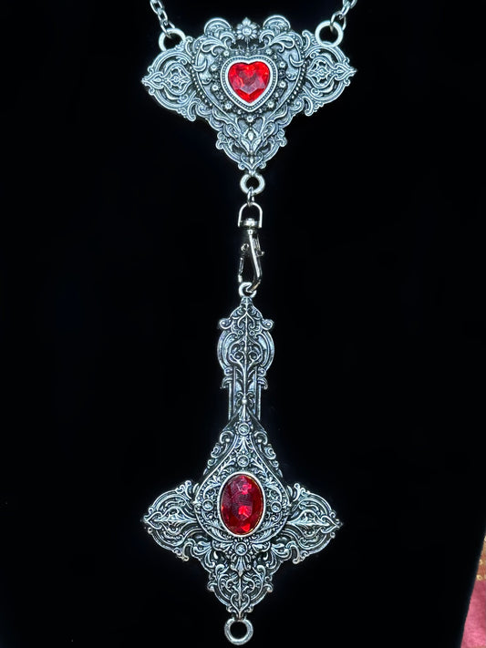 Cross My Heart Reversible Rosary - Mother of Hades Cast Necklace