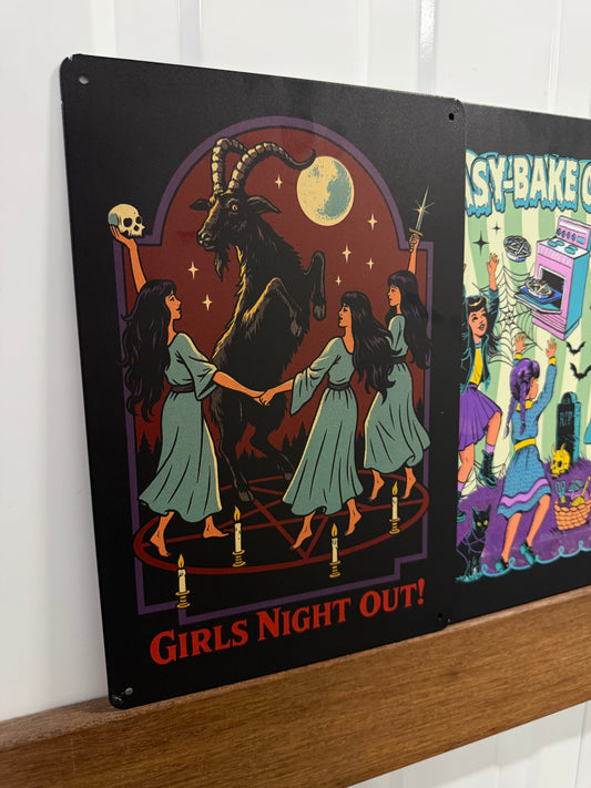 GIRLS NIGHT OUT - Tin Sign