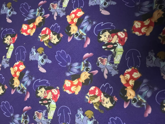 LILO AND STITCH - Polycotton Fabric from Japan