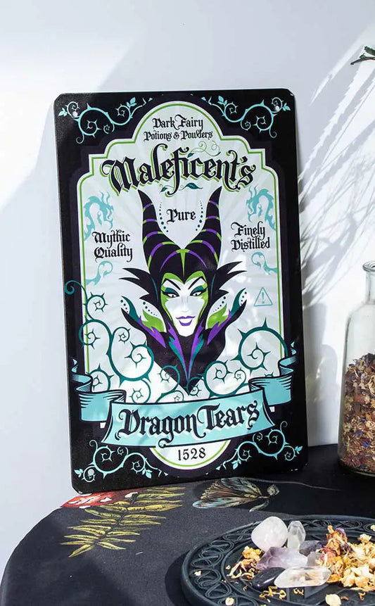 MALEFICENT’S DRAGON TEARS - Tin Sign