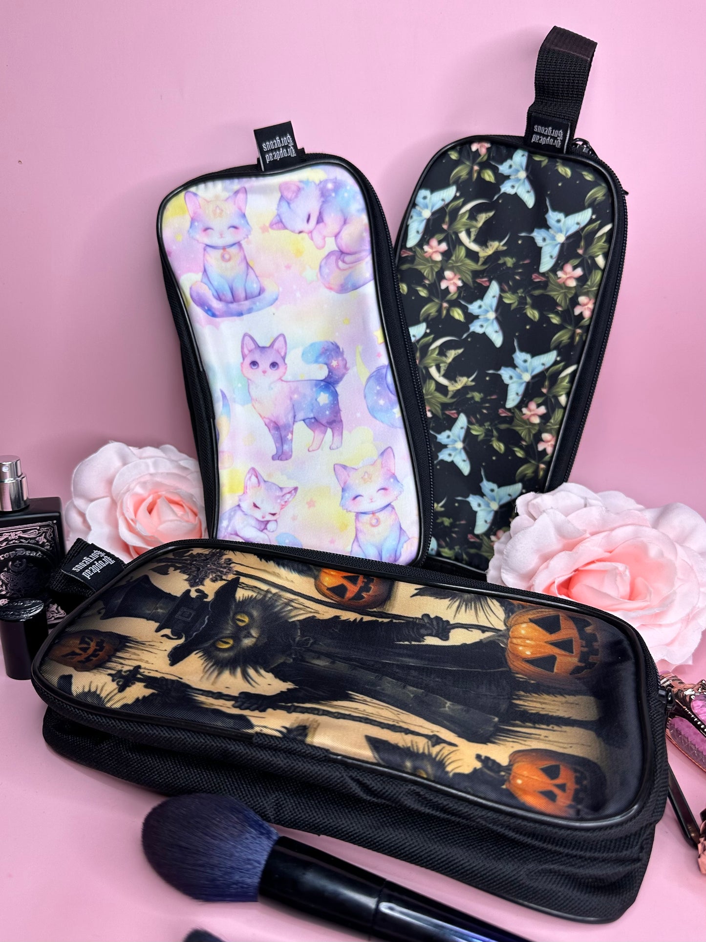 BLUE MOTH - Tech bag, Pencil case, Toiletry bag