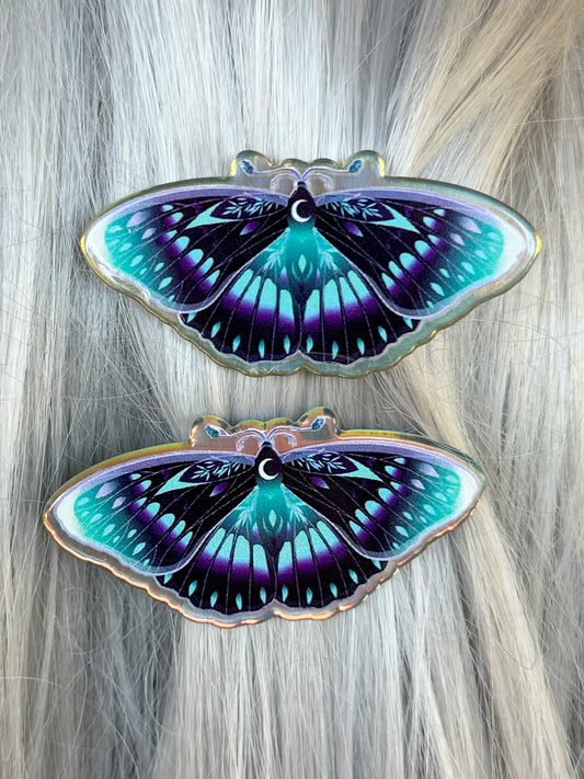 LA BELLA LUNA - Iridescent Hair Clip Set