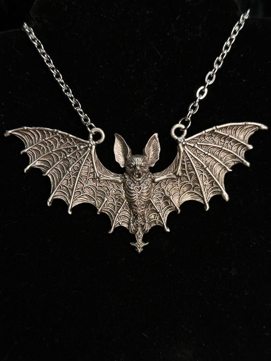 SKY PUPPY - Mother of Hades Bat Necklace