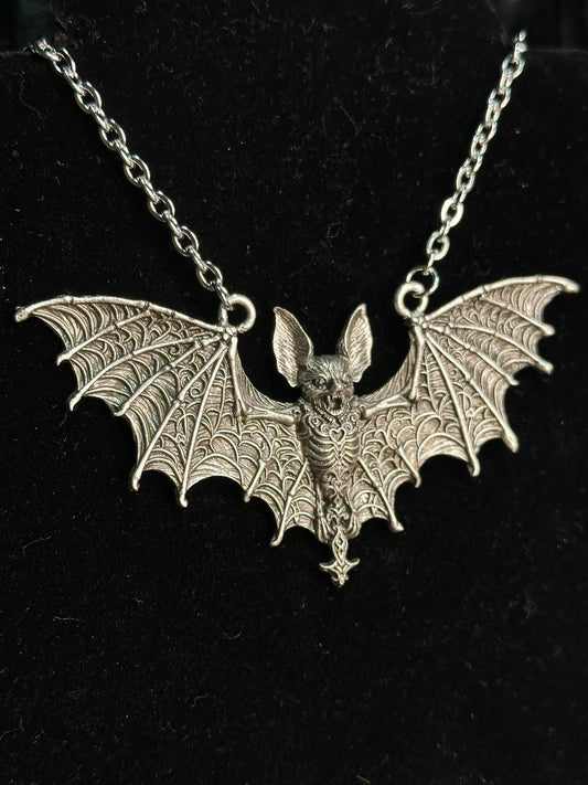 SKY PUPPY - Mother of Hades Bat Necklace