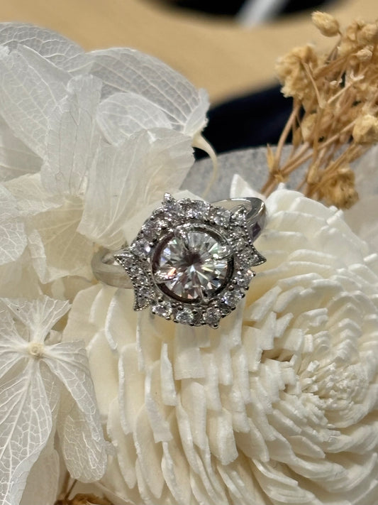 Full Moon - 925 Silver triple luna Ring