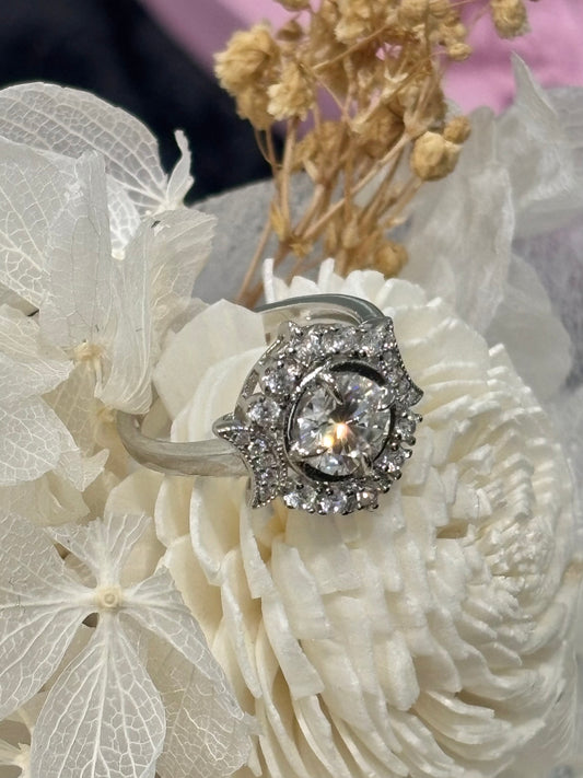 Full Moon - 925 Silver triple luna Ring