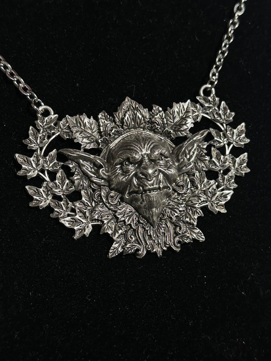 HOB GOBLIN PLAQUE - Mother of Hades NIGHT GARDEN Necklace