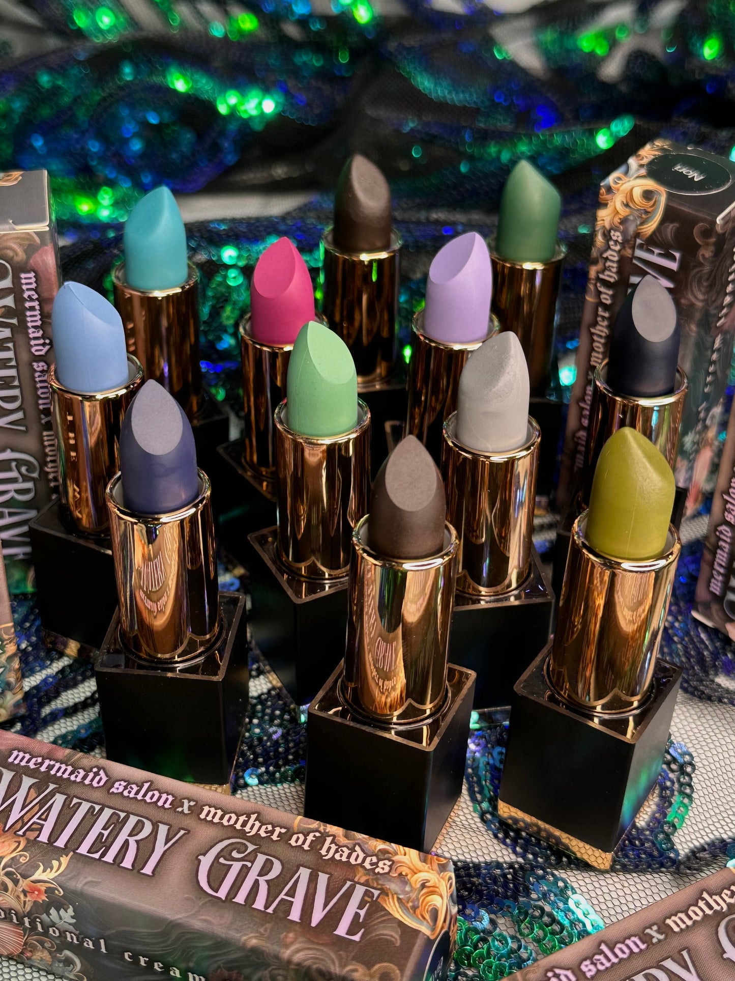 *TWIG SNAP* - Mother of Hades Watery Grave Traditional Cream Velvet Lipstick