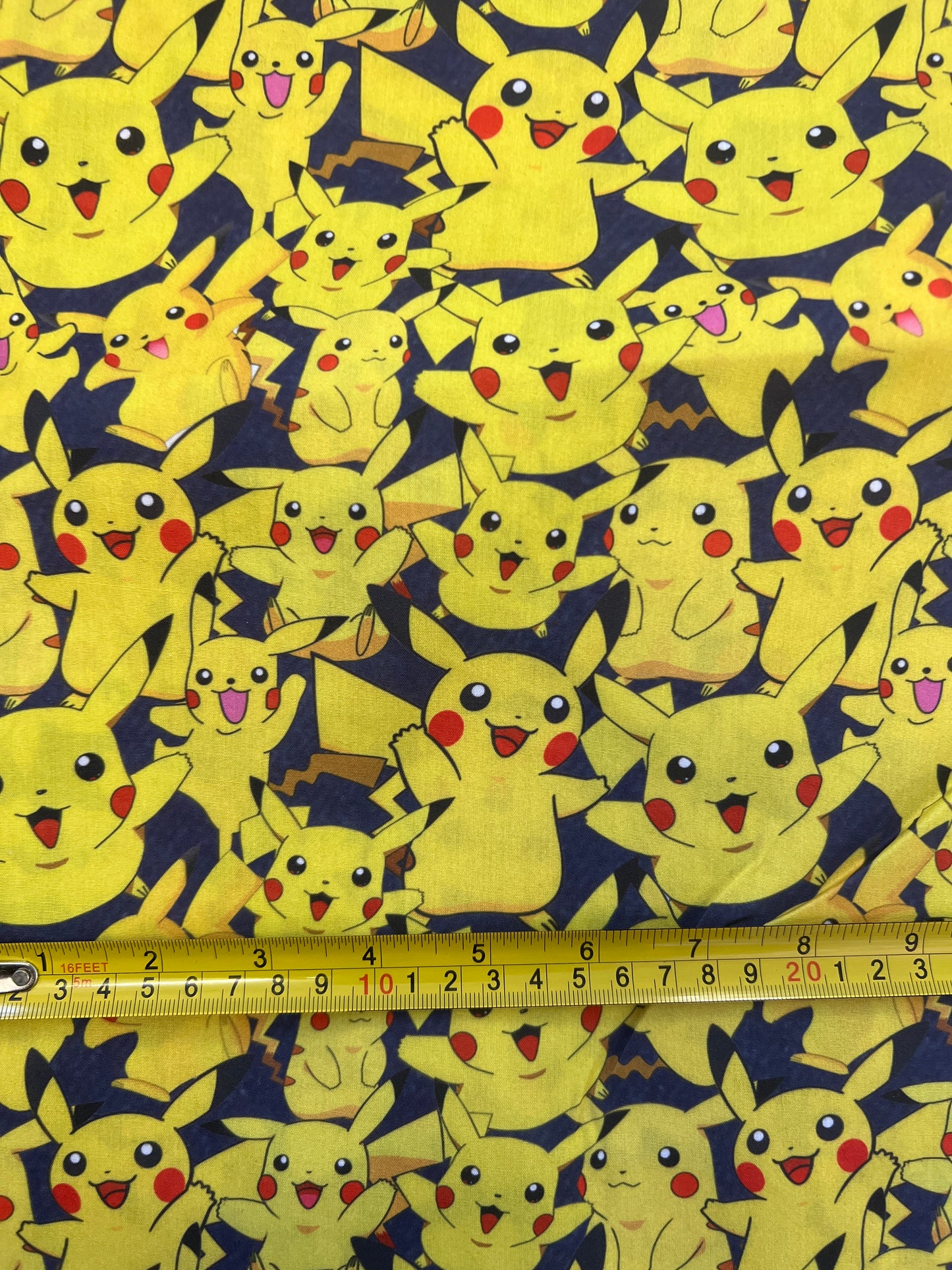 PIKACHU PARTY - Polycotton Fabric from Japan