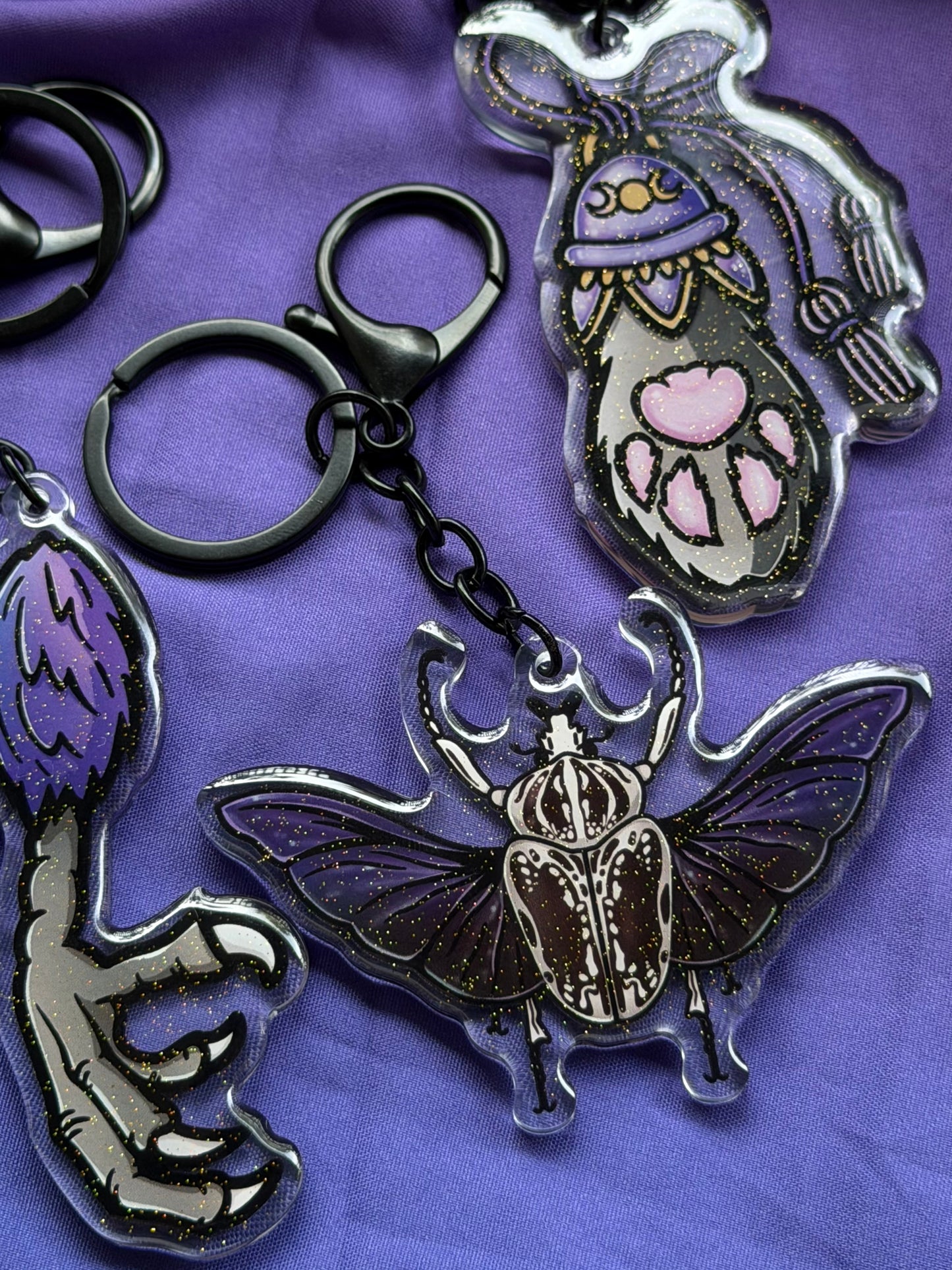 GOLIATH BEETLE - Drop Dead Gorgeous Sparkle Keychain