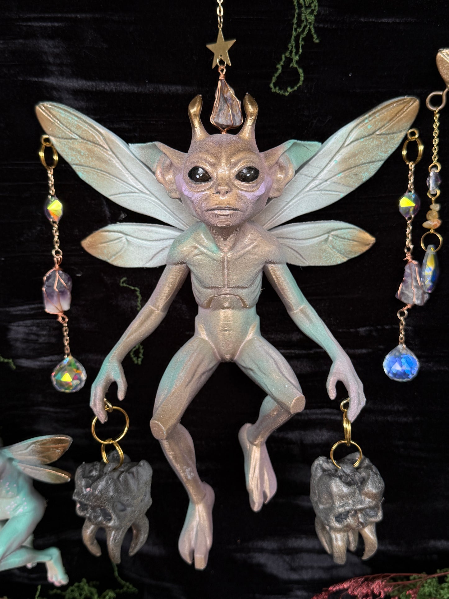 WILLOW - Amethyst  Moon Tooth Fairy Creature