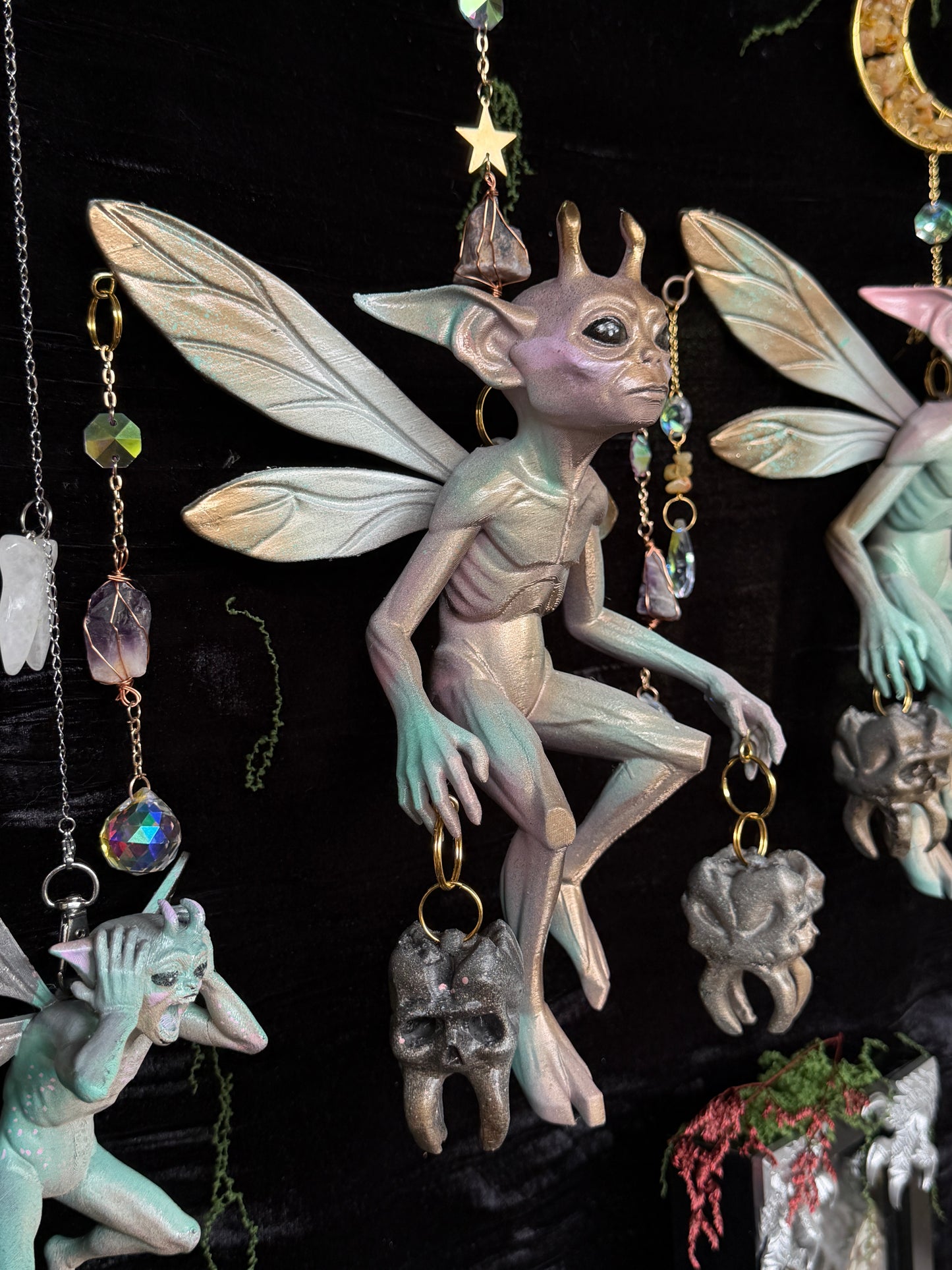 CASSIUS - Fluorite Moon Tooth Fairy Creature