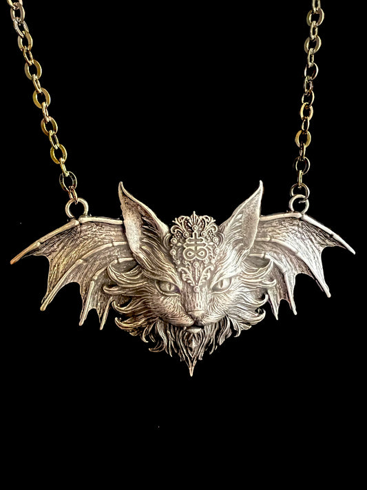 HADES THE BAT CAT  - Mother of Hades Cast Necklace