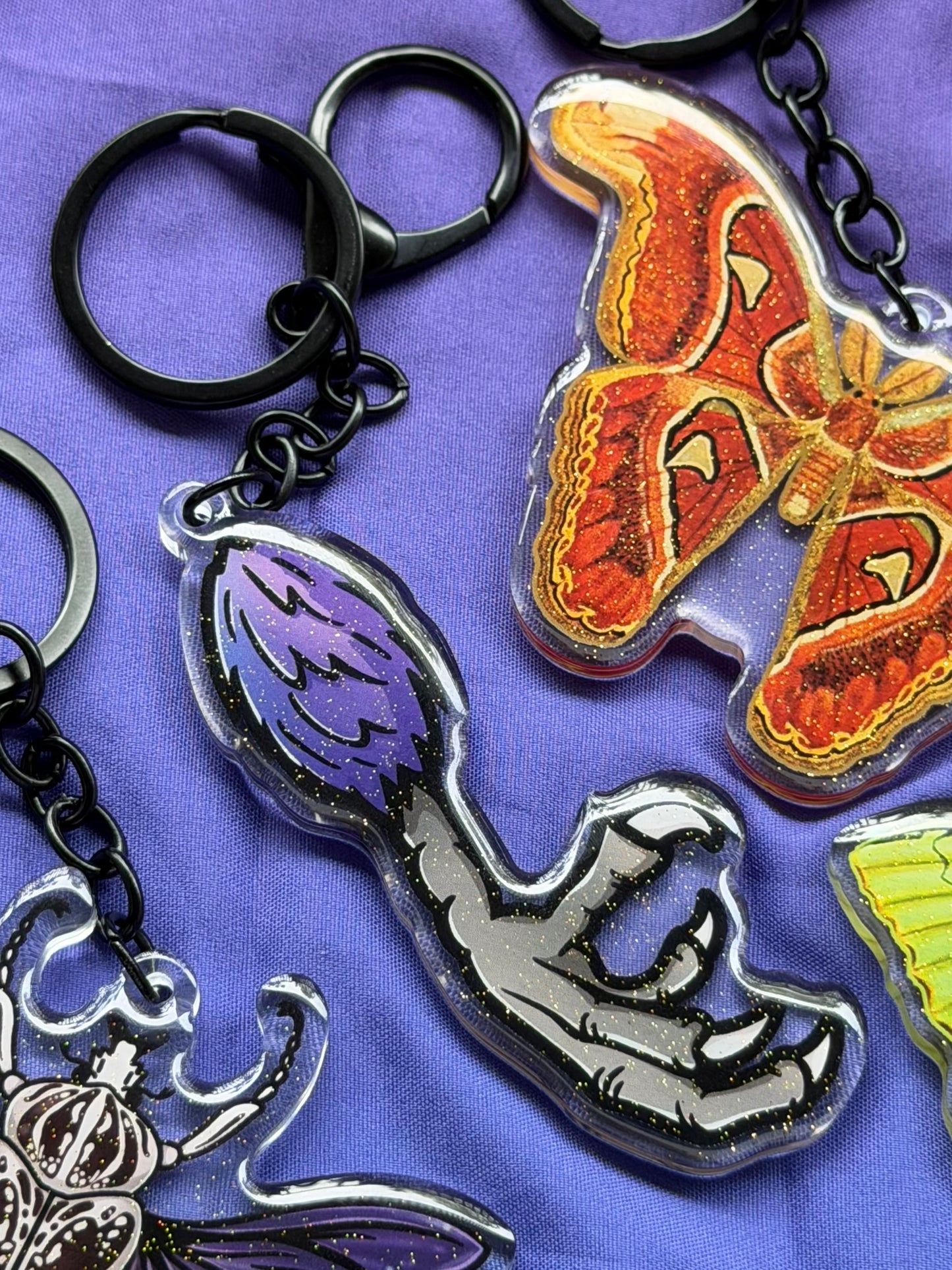 TURKEY TALONS - Drop Dead Gorgeous Sparkle Keychain