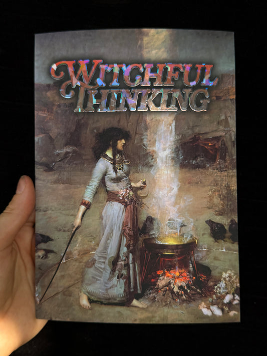 WITCHFUL THINKING - A5 Satin Holographic print