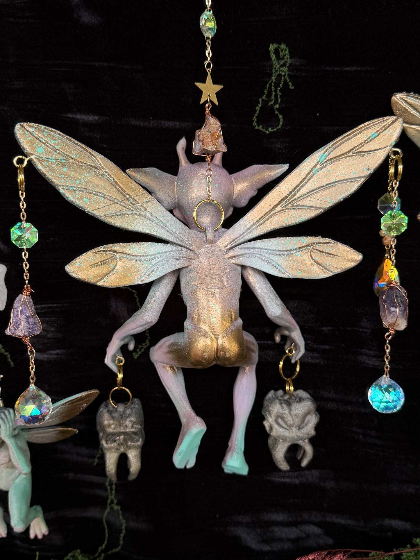 WILLOW - Amethyst  Moon Tooth Fairy Creature
