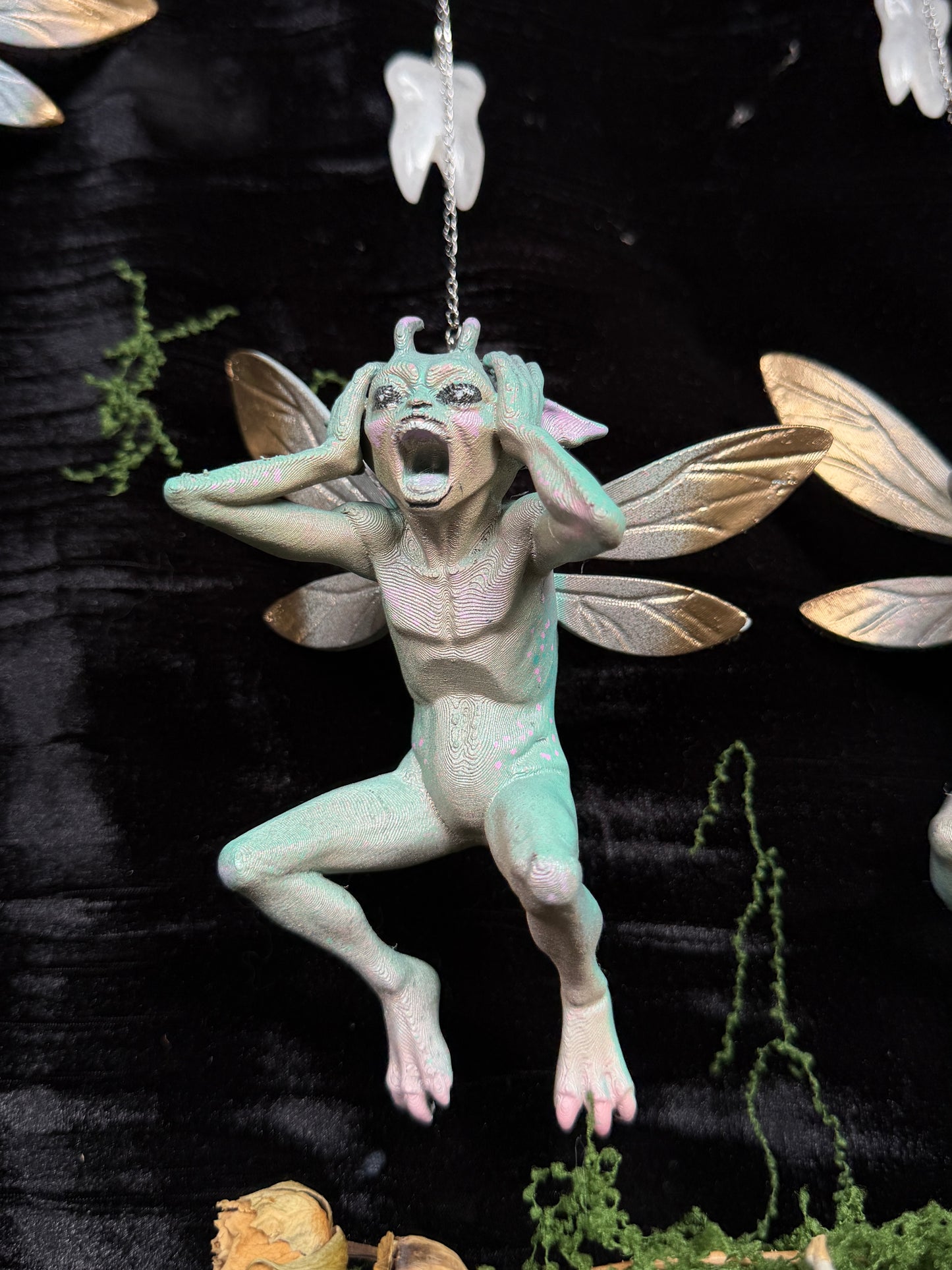 Small Tooth Fairy Creature - Small with Clear Quartz