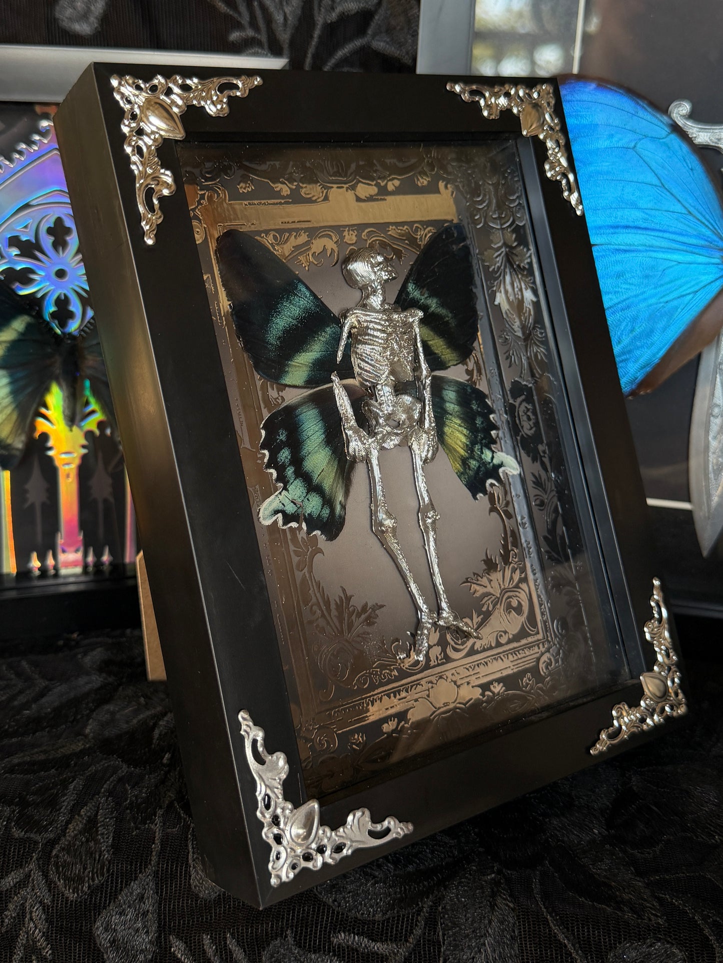 TINKA TEAL FAIRY - Mother of Hades Dead Fairy Frame