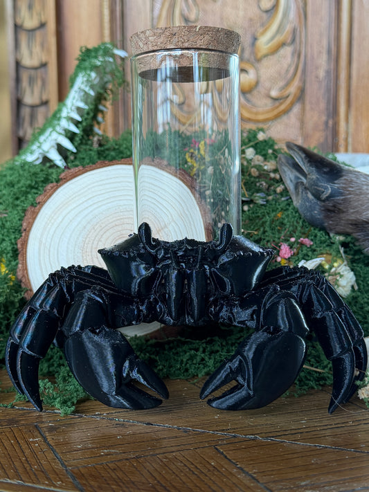 SOLDIER CRAB JAR CADDY - Empty Jar with Critter Caddy