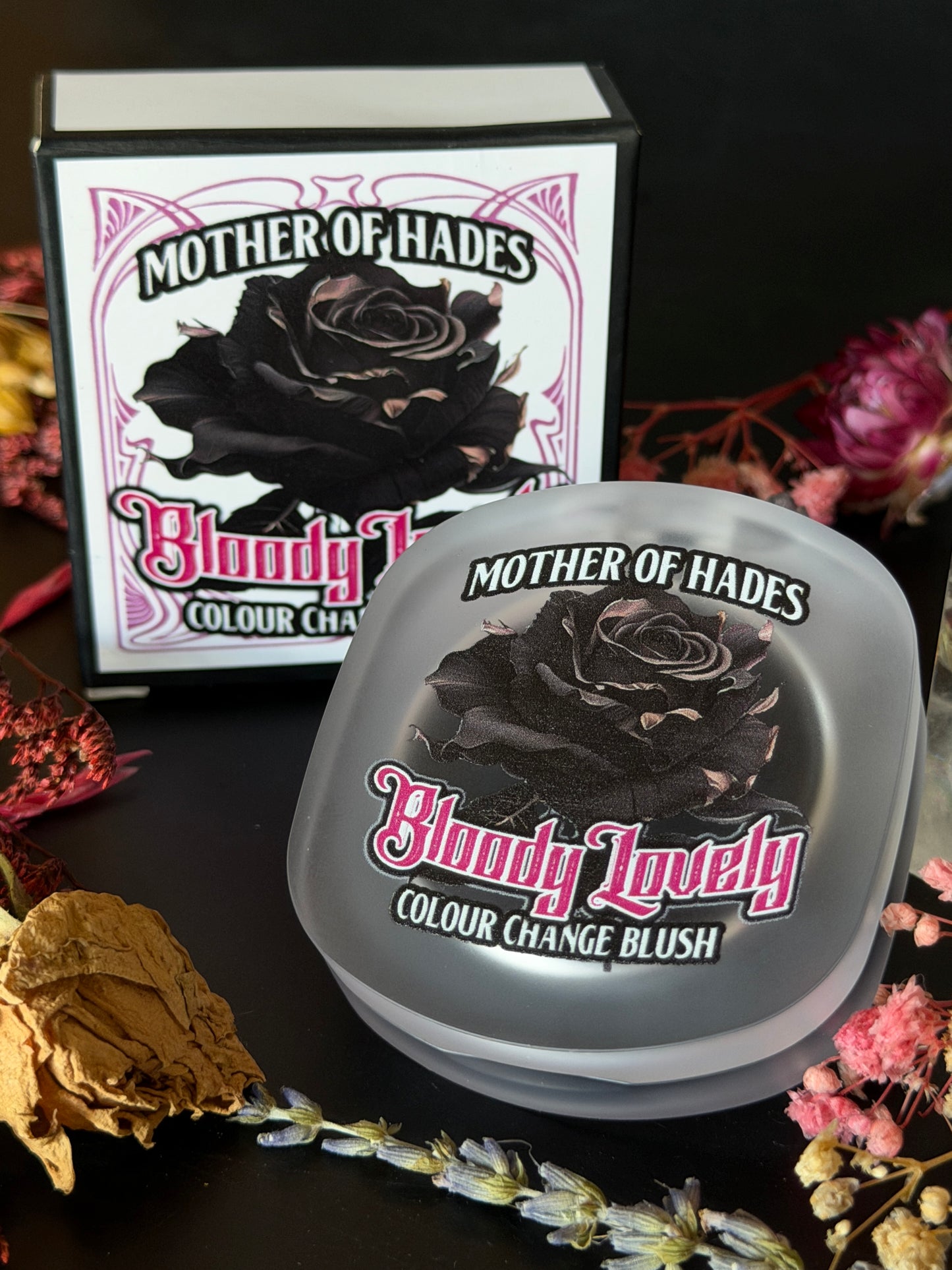 BLOODY LOVELY COLOUR CHANGE BLUSH - Mother of Hades Cream Colour Change Blush