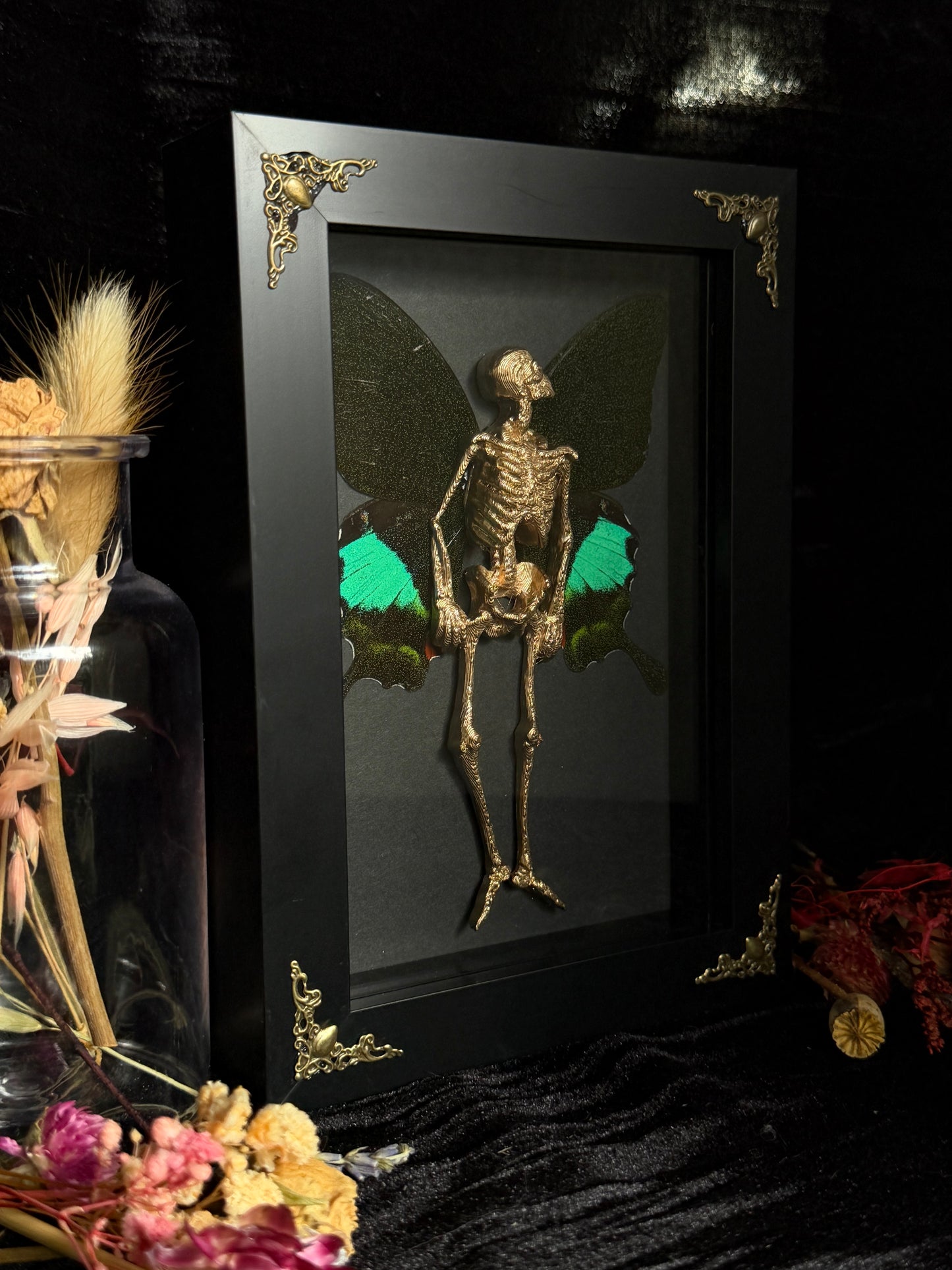 GOLD PEACOCK FAIRY - Mother of Hades Dead Fairy Collection