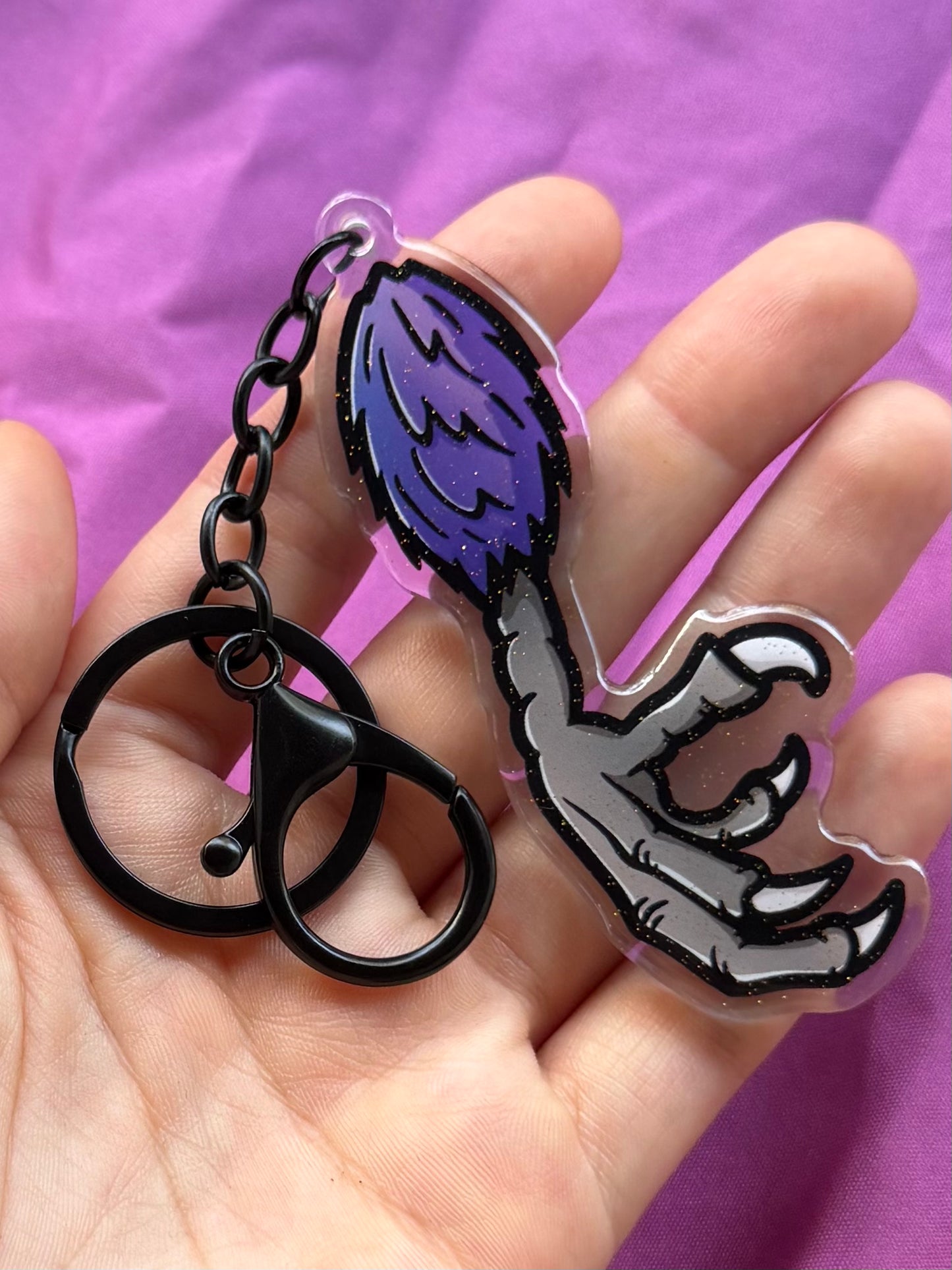 TURKEY TALONS - Drop Dead Gorgeous Sparkle Keychain