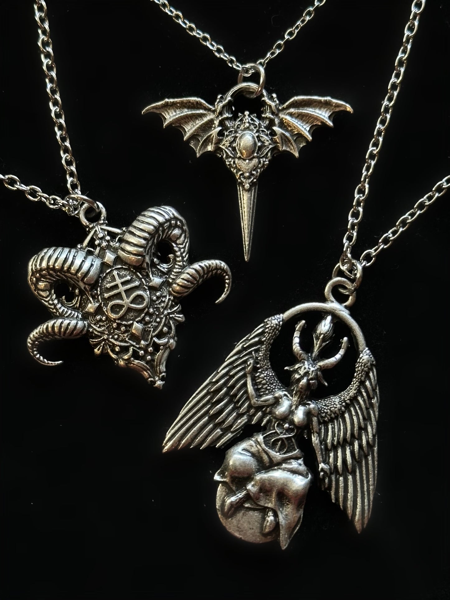 THE RETURN OF BRIMSTONE BURN - Mother of Hades Mini Original Necklace