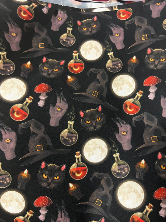 BLOOD MOON OCCULT - Polycotton Fabric from Japan