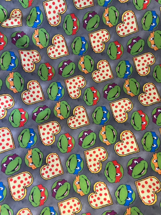 TMNT NINJA TURTLE - Polycotton Fabric from Japan