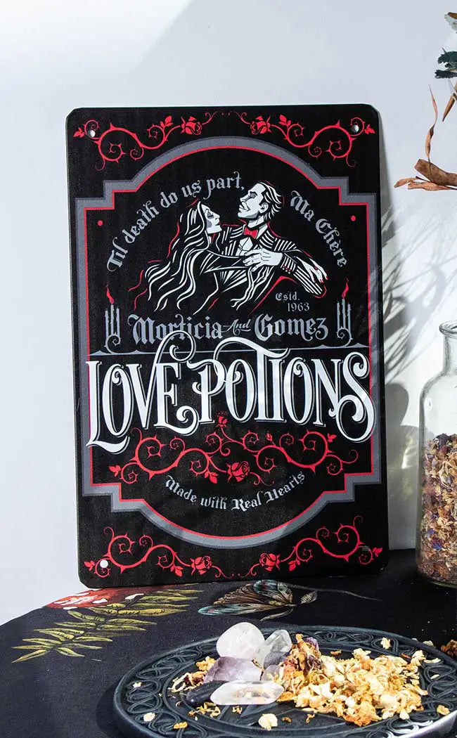 LOVE POTIONS - Tin Sign
