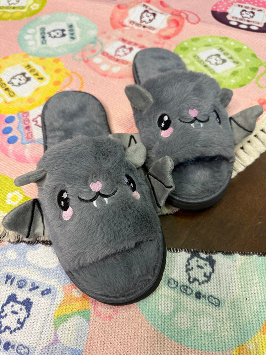 SILVERWING- kawaii bat house slippers