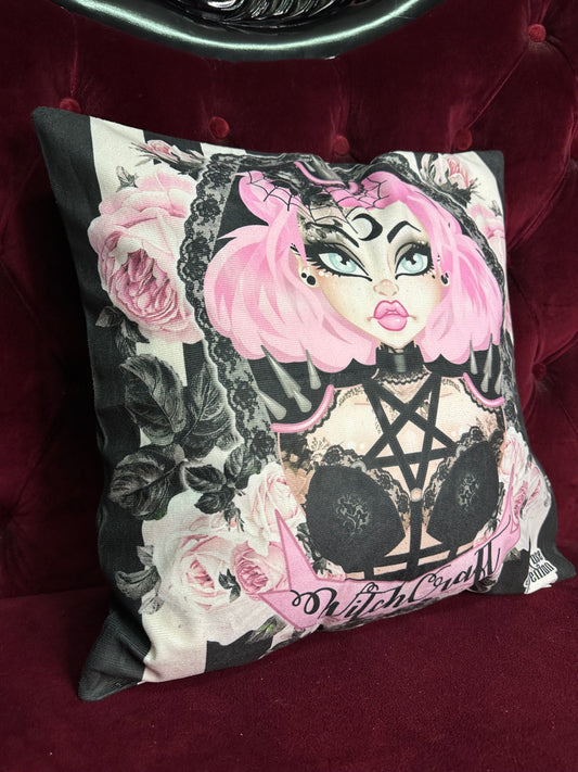 WITCH CRAFT - Rose Demon Cushion Cover