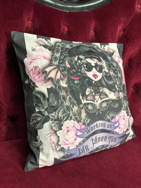 MOONTAN - Rose Demon Cushion Cover