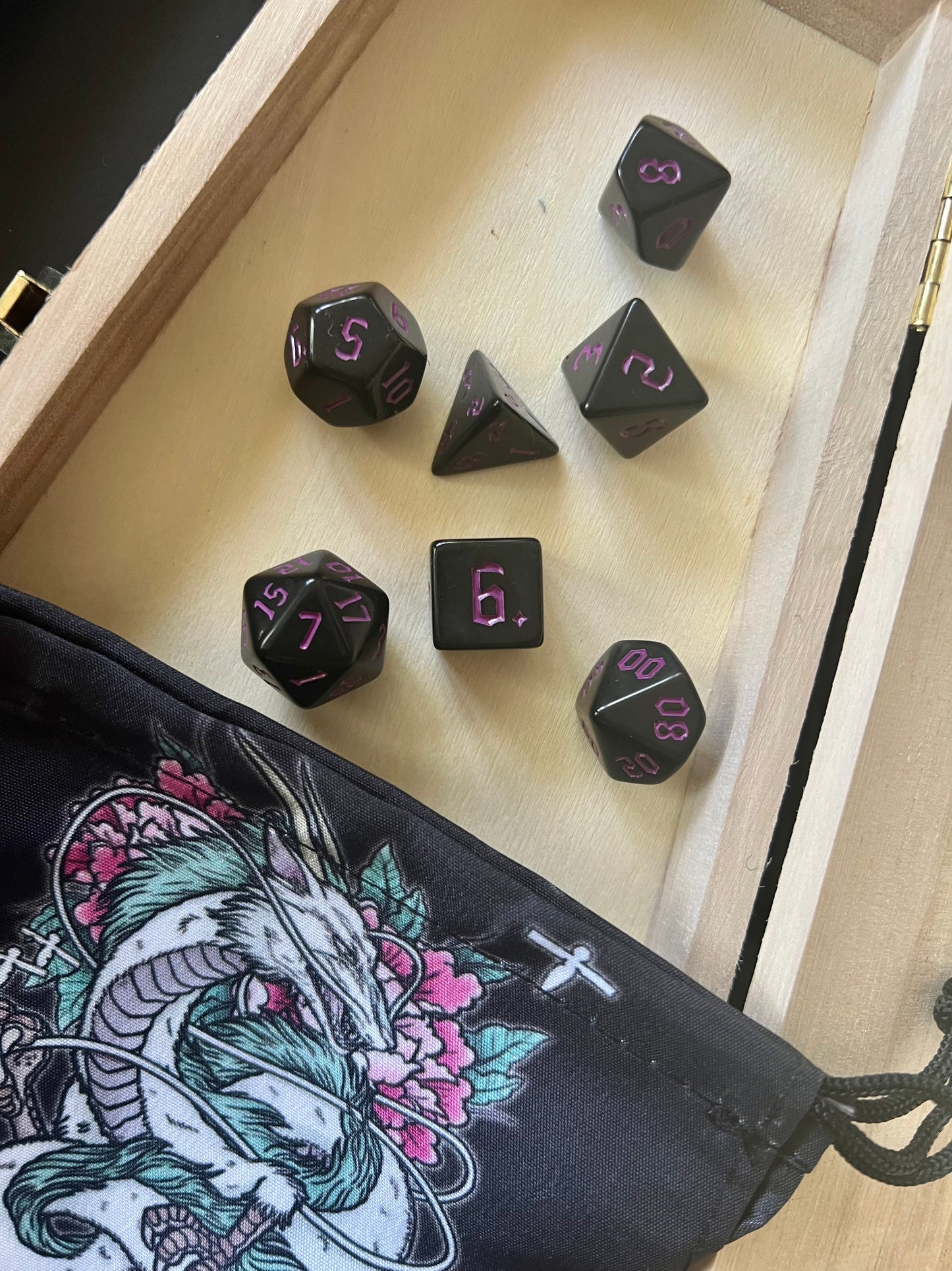 SPIRITED DRAGON - Table top gaming dice set