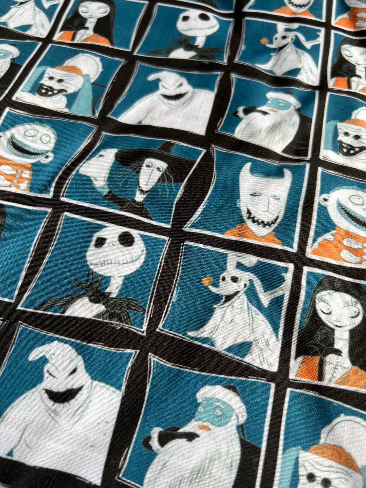 NIGHTMARE BLUES - Polycotton Fabric from Japan
